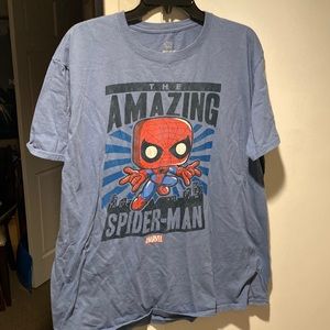 Official Funko pop tshirt amazing spider-man size large